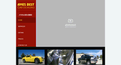 Desktop Screenshot of amesbestcardetailing.com